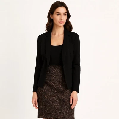 Falda lápiz para mujer Worthington negra dorada cachemira talla 6 Foto 1 de 4