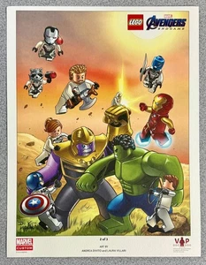 Lego 5005881 VIP Limited Edition Avengers End Game Art Print 2019 2 of 3 Poster - Picture 1 of 1