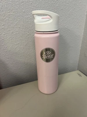 Dutch Bros "Be Aware" Pink Insulated Travel Mug breast cancer awareness - Image 1 of 4