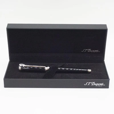 Impuesto de importación incluido Dupont S.T.Dupont Cap Rollerball Pen Seward laca negra Foto 1 de 4