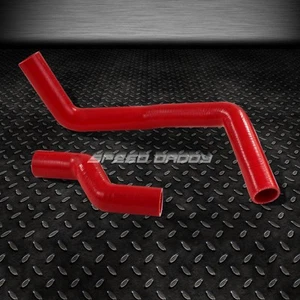 3-PLY SILICONE RADIATOR HOSE HIGH TEMP FITS 89-94 NISSAN 240SX S13 SR20-DE RED - Bild 1 von 1