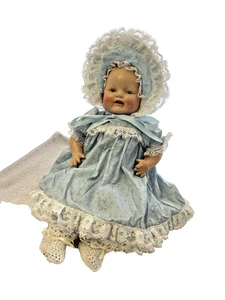 Vintage Reiter Baby Grübchen Puppe 20" groß - Bild 1 von 22