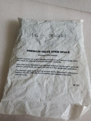 16 PACK 95668 Fel-Pro Premium Valve Stem Seals  16 - 95668 5P-591 - Image 1 of 3