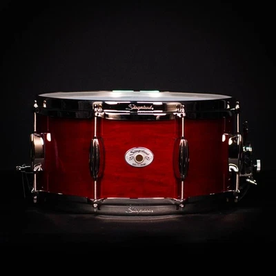 Slingerland 14 英寸 x 6.5 英寸工作室国王小军鼓,皇家深红带镍 — 第 1/3 张图片