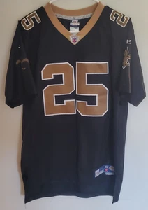 New Orleans Saints Reggie Bush #25 Authentic Reebok Black Home Jersey Youth XL - Picture 1 of 9