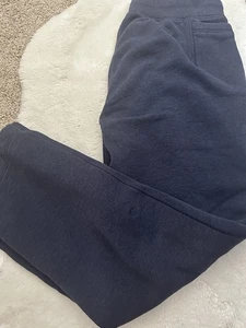 Lululemon Blue Sweats VINTAGE Rpant pockets Mens Size L Straight Leg Long Inseam - Picture 1 of 11