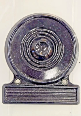 1955 Ford Passenger Car Radio Delete Plate.  All full-size passenger models. - Image 1 of 4