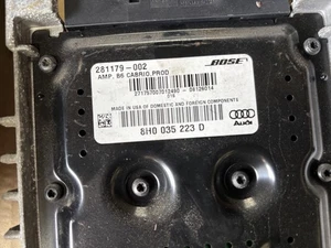 Amplificatore audio Audi A4 B7 BOSE con set altoparlanti 2008 Cabriolet OEM 8H0035223C - Foto 1 di 4