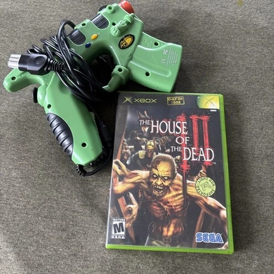 House of Dead III 3 XBox Original Game & Madcatz Light Blaster Gun Lot Complete! - Image 1 of 4
