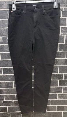 Pantalones de mezclilla Hudson Blair tiro alto súper ajustados al tobillo negros elásticos para mujer talla 28 Foto 1 de 4