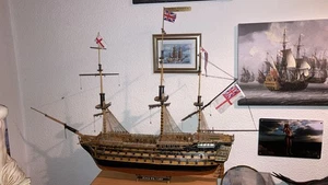 Hochwertiges Holz Schiffmodel Victory - Bild 1 von 20