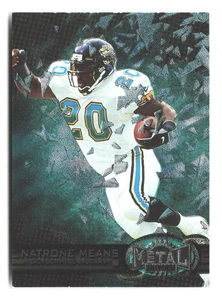 1997 Metal Universe #52 Natrone Means - Picture 1 of 2