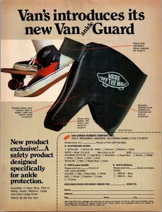 1978 • Zapatos VANS y anuncio impreso G&S WARPTAIL • Patineta Peralta Stacy años 70 ADS67 - Imagen 1 de 3