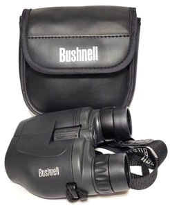 Bushnell Powerview Black 7-15x25 Compact Hunting Binoculars w/ Case - Picture 1 of 7