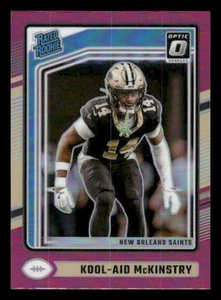 2024 Donruss Optic #264 Kool-Aid McKinstry Rookie Pink New Orleans Saints - Picture 1 of 2