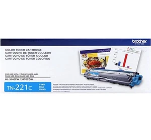 Brother TN-221C Tonerkassette Cyan NEU VERSIEGELT in beschädigter Verpackung - Bild 1 von 5