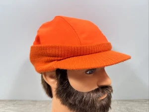 Vintage Columbia Jagdmütze mit Krempe gesteppt gefüttert Thinsulate Ohrenklappen USA EINHEITSGRÖSSE - Bild 1 von 16