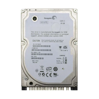 Hard Disk HDD Hard Drive Ide Pata 2,5 " 80GB Computer Portable Eide Notebook - Image 1 of 3