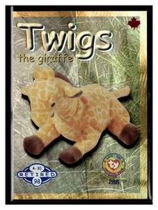 1999 Ty Beanie Babies III #288 Twigs Retired Blue - Bild 1 von 2