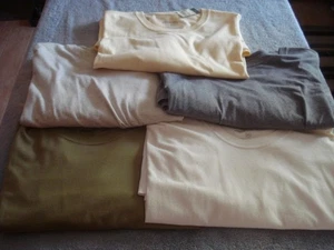 LOT OF 5 EDDIE BAUER CLASSIC FIT SHORT SLEEVE COTTON T-SHIRTS (SIZE - 2XL) - Picture 1 of 10