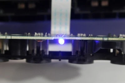 Nintendo OEM Gamecube Controller Port Assembly & New Battery Holder LED Mod - Image 1 of 4