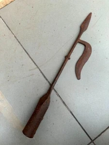 1700's Ancient Old Iron Hand Forged Mughal Period Spear Ankush Dagger Sword Rare - Picture 1 of 20