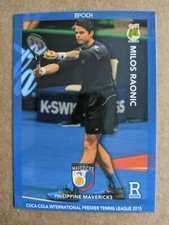 Milos Raonic #35 Tennis Card - 2015 Epoch Coca-Cola Hobby Edition