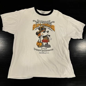 Pirates of The Scare-ribbean Tshirt 2XL Disney World 2008 Mickey Mouse Halloween - Bild 1 von 6