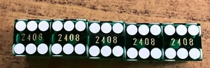 Un lot de 5 dés de casino assortis - Hard Rock - Sioux City Iowa - Vert - Photo 1/3