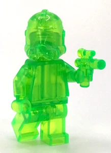 LEGO® Star Wars Phase 2 Prototype Transparent Bright Green 100% Authentic - Picture 1 of 6