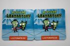 Lot Of 2 Nickelodeon Invader Zim Pin - Lootcrate Dx - 2018 - New