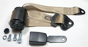 Automatik 3 - Punkt Sicherheitsgurt Beige Mercedes R 107 SL / SLC , New Seatbelt - Picture 1 of 1