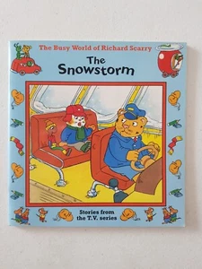 The Busy World Of Richard Scarry Book - The Snowstorm 1994 PB - Picture 1 of 4