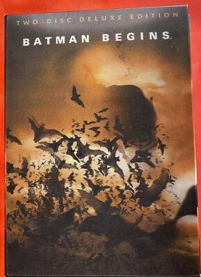 Batman Begins (DVD/Book, 2 Disc Deluxe Edition) WITH Graphics book Included - Image 1 of 4