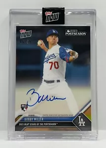 BOBBY MILLER Autographed 2022 Topps Now #PSBM-A 46/99 Postseason Signed RC 📈 - Picture 1 of 2