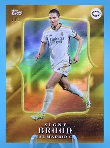 2024 Topps Bonmati Curated Signe Bruun Gold 1/1 SSP Real Madrid - Picture 1 of 2