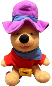 Disney Winnie The Pooh Ride Em' Cowboy 7" Beanbag Plush Star Beans - Picture 1 of 8