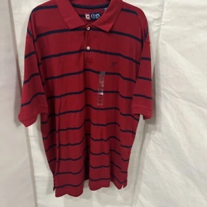 Camisa polo de golf Chaps roja 2XB 2XL XXL grande nueva sin etiquetas nueva - Imagen 1 de 6