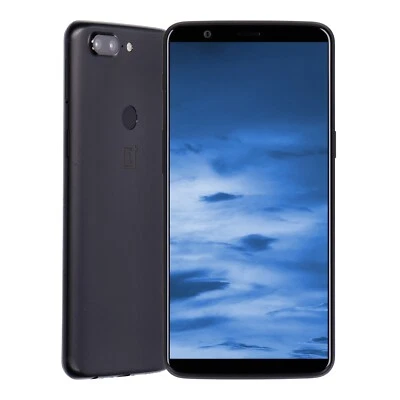 OnePlus 5T Dual-SIM 64GB Midnight Black Android Smartphone sehr gut - Bild 1 von 4