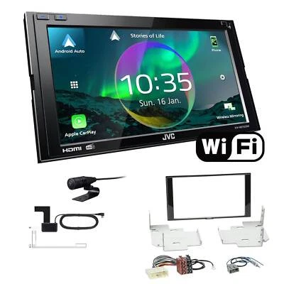 JVC Autoradio WiFi Apple CarPlay DAB für Nissan Note ab 2013 Klavierlack schwarz - Bild 1 von 4