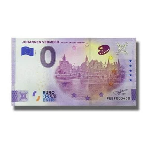 2021-2 Países Bajos PEBF Johannes Vermeer euro recuerdo billete de euro - Imagen 1 de 1