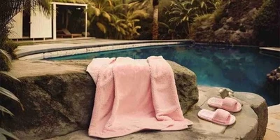 Robe de chambre créateur Robert Rabensteiner neuve avec étiquette S/M et pantoufles assorties 6-7UK - Photo 1/4