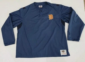 Vintage MLB Detroit Tigers Swingster Diamond Collection L/S Batting Jacket XL - Picture 1 of 8
