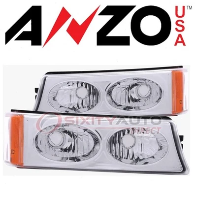 AnzoUSA Parking Light Assembly for 2003-2006 Chevrolet Silverado 1500 HD - ck Foto 1 de 4