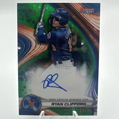 2024 Bowman's Best of Green Refractor /99 Ryan Clifford #B24-RC Auto - Image 1 of 4