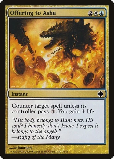 Offering to Asha LP Alara Reborn Multicolor Instant Mtg Magic English Regular  - Image 1 of 1