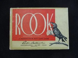 Vintage 1936 Rook By Parker Brothers Four Suit Card Game ~ Complete (1) - Picture 1 of 4