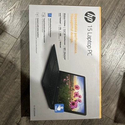 Nuevo HP 15.6" Pantalla Táctil-Portátil-Intel-4GB-1TB-Win10-HDMI-WiFi-Webcam-Negro Foto 1 de 4