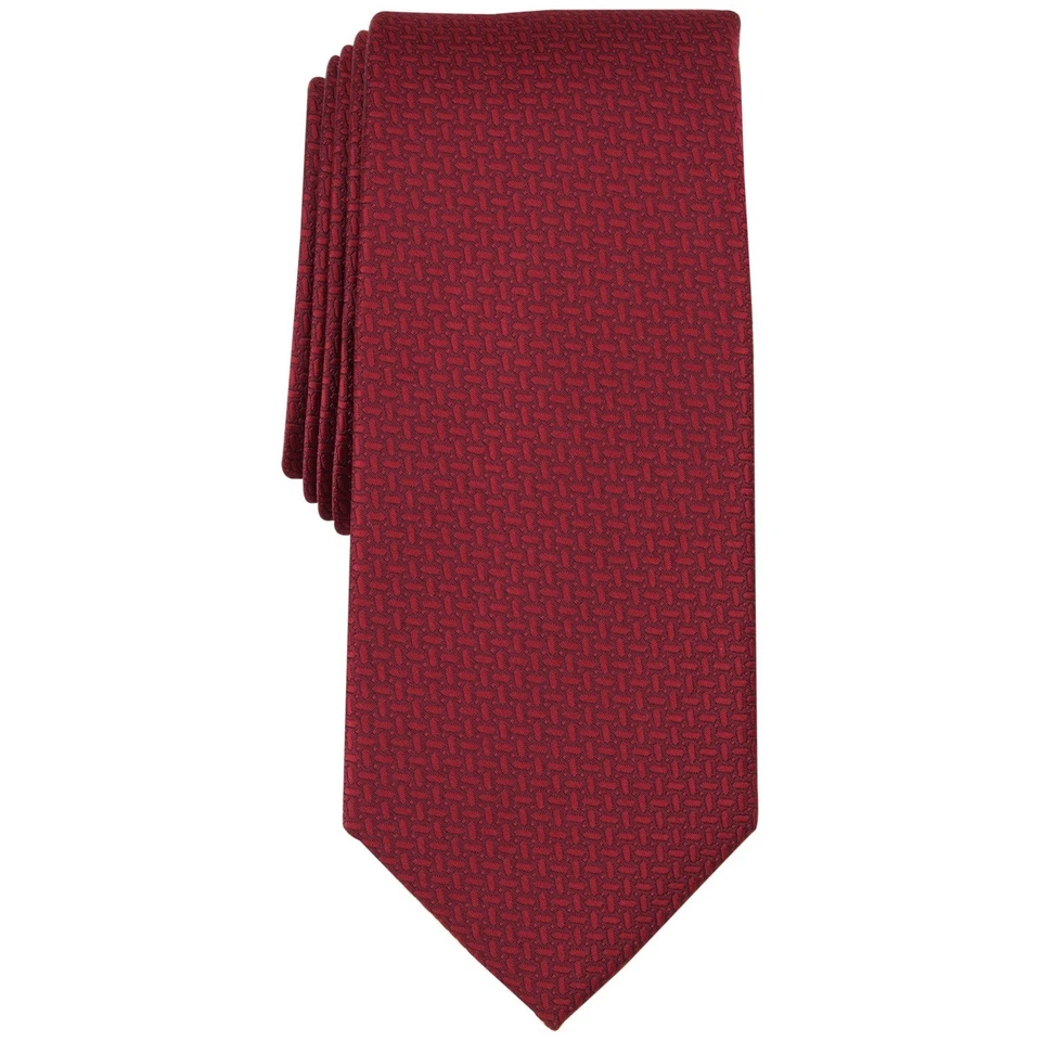 Alfani Men's Red Edson Mini-Link Slim Tie 57
