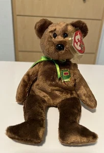 TY Beanie Babies William The Bear, libro chiuso (esclusiva UK) nuovo con etichette - Foto 1 di 8